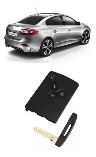 Capa Carcaça Case Cartão Chave Cartão Renault Fluence Captur