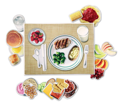 Alimentos Saludables Magnéticos 42 X 30 Cm Multicolor