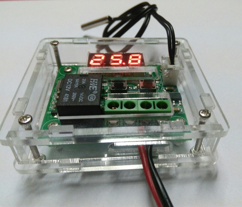 Imagen 2 de 2 de Termostato Digital Programable Con Casé