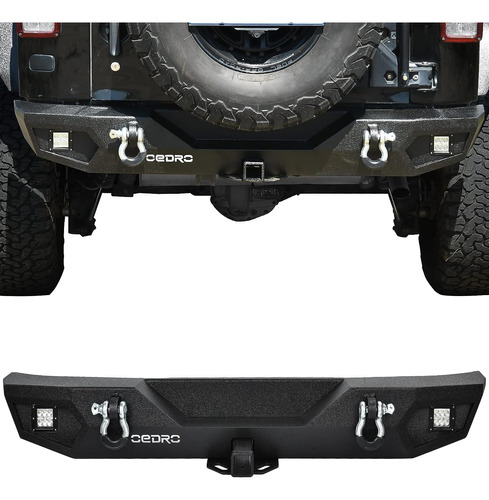 Parachoques Trasero Compatible Con Jeep Wrangler Jk Unlimite