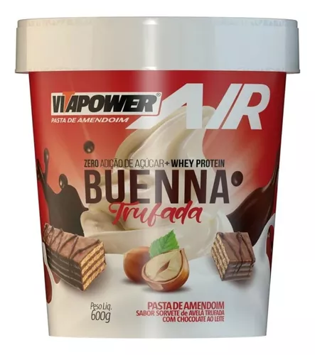 Pasta De Amendoim Integral 1kg VitaPower - Cookies Kit 2x Tapioca