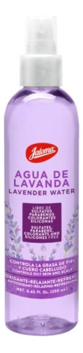 Tónico Facial Agua De Lavanda Control De Grasa 250ml Jaloma Tipo De Piel Todo Tipo