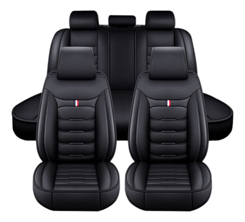 Kit Funda Cubre Asiento Auto Premium Luxury Con 4 Almoadilla