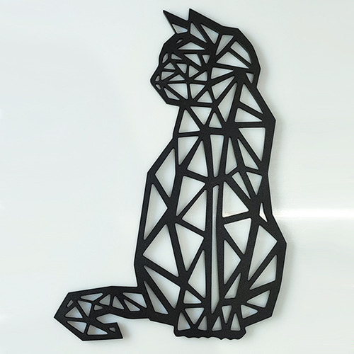Figura Geométrica Decorativa En Gato A