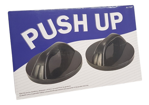 Imagen 4 de 4 de Push Up Barras Paralelas Flexiones Brazos Proyec Giratorio