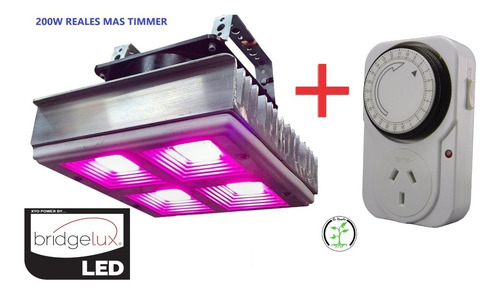 Imagen 1 de 8 de Panel Led 200w Reales Mas Timmer/cultivo Indoor