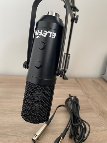 Imagen 10 de 10 de Microfono Condenser Elefir Xlr Con Brazo -echo Nuevo En Caja