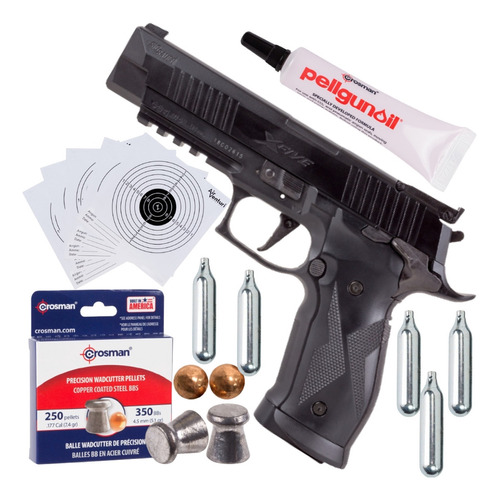 Paquete Sig Sauer P226 X Five Cal .177 Pellgun Co2 Xchws C