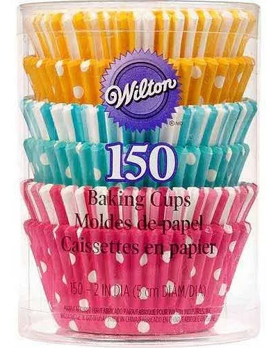 Wilton Dots and Stripes Cupcake Liners, 150-Count