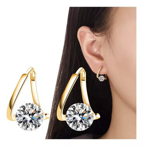 Aretes largos Idylle Blossom de triple oro y diamantes - Joyería -  Categorías