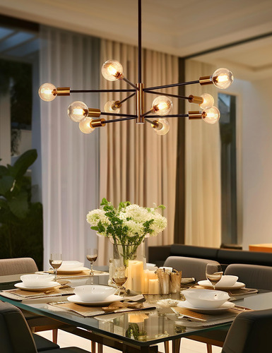 Doresshop Candelabro Sputnik Moderno Lámpara De Techo De 10