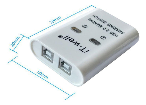 Dispositivo De Impresora Usb 2 En 1 Salida Divisor De