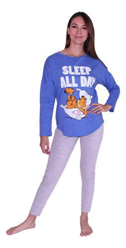 Pijama Mujer Algodón Garfield N801028-84