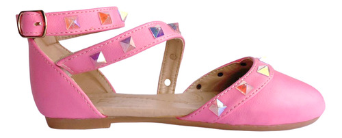 Zapatos Balerinas Niñas Barbie Estoperoles Colores Fareli