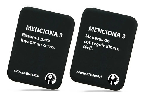 Imagen 4 de 6 de Juego De Mesa P.t.m. Piensa Todo Mal Nuevo Español