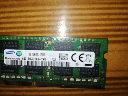 Memoria Ram 8 Gb Ddr3l 1600 Mhz 12800s-11-12-f3