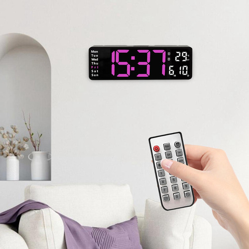 . Reloj De Pared Digital Reloj Montado En La Pared For Sala