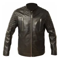 Comprar Campera Chaqueta Entallada Hombre Cuero Oveja Calidad -maybe