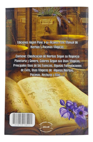 Libro Manual De Hierbas Y Pocimas Magicas
