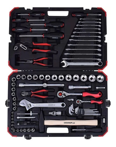 Juego de herramientas manuales Gedore Red de 100 piezas R46003100 3300063