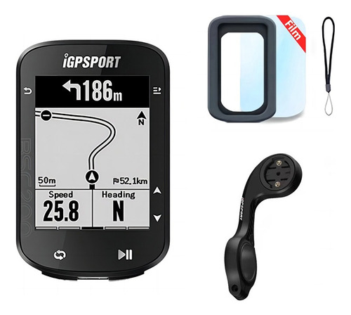 Ordenador De Bicicleta Igpsport Bsc200 Con Gps Y Soportes M8