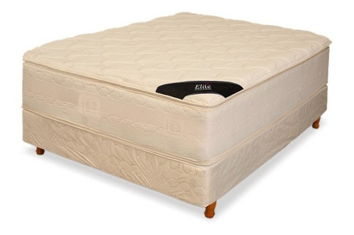 Sommier Colchon 190 X 160 Queen Size Espuma De Alta Densidad