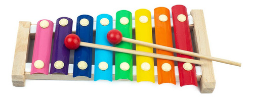 Juguete Xilófono Infantil De 8 Teclas Color Multi Color