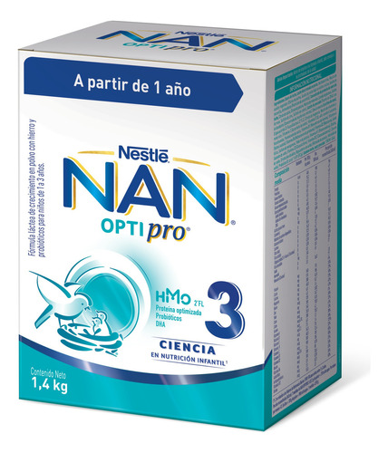 Fórmula Infantil Nan® 3 Optipro Multipack 2x700g