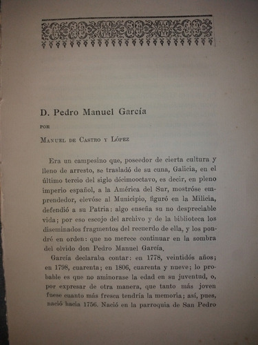 Don Pedro Manuel García Santo Domingo De Soriano 