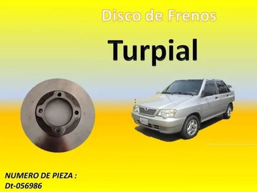 Imagen 1 de 1 de Disco De Frenos  Turpial