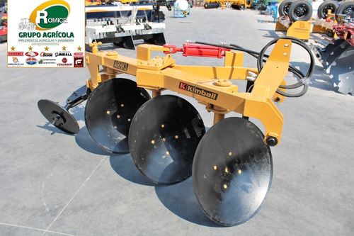 Arado Agricola 3 Discos Hidraulico Marca Kimball P Tractor