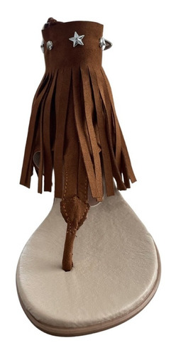 Imagen 3 de 4 de Sandalia Boho Chic Maharba Wild Honey Sandal Hecha En México