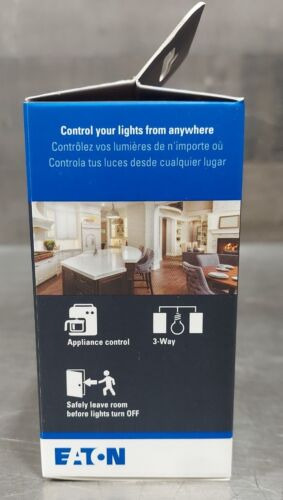 Eaton Wftrcr15-bk-sp-l. Wi-fi Smart Receptacle. Works W Ttb