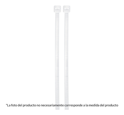 Amarra Cable/tirrap/cinchos/nylon 4.5 X500mm Blanc Volteck