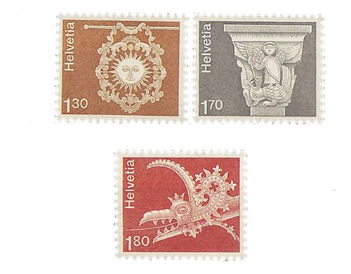 Suiza Serie Yv 918/0 Mint Catálogo Marca +$15 Año 1973 Joya!