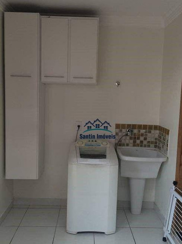 Imagem 11 de 15 de Sobrado Com 2 Quartos (01 Suíte )mobiliado, Espaço Gourmet, 05 Vagas À Venda, 158 M² - Jardim Paraíso - Santo André/sp - Ca0189