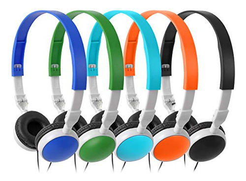 Auriculares Para Aulas 10 Pack - Kw-n10 - Niños - Colorido