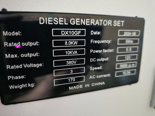 Generador Diesel Silencioso 220/380v 10kva Con Ats