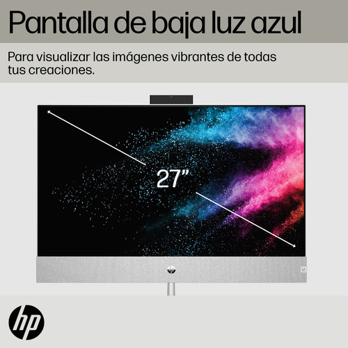 Hp All In One 27-ca0012la Amd Ryzen 7 16gb Ram 512gb Ssd fhd Snowflake White