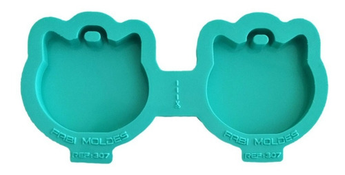 Molde Silicone Resina Porta Chave Gatinho Gato Chaveiro