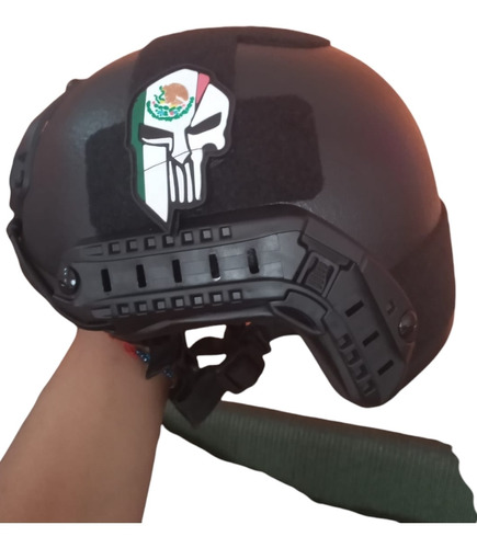 Casco Kevlar Nivel 111a Modificado Con Arnés Tipo Araña 