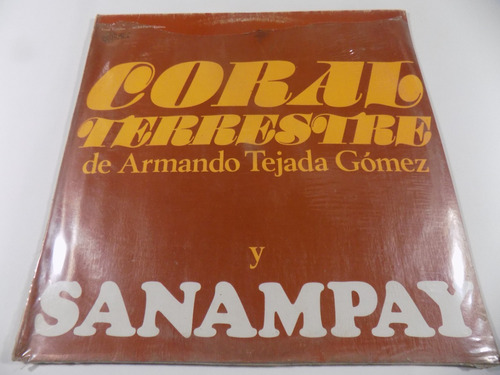 Sanampay Coral Terrestre Vinilo Lp México Folk Latín Protest