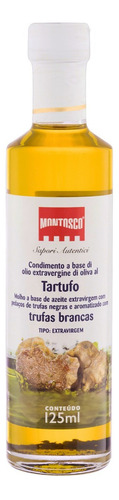 Molho à Base de Azeite de Oliva Extra Virgem Trufas Brancas Montosco Vidro 125ml