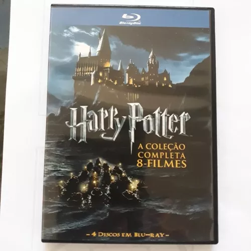 Dvd Harry Potter Coleção Completa 8 Discos Dublado E Legenda