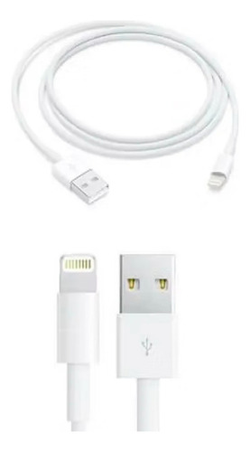 Cable Usb Compatible Con iPhone 5,6,7,8 iPad, iPod 1 Metros