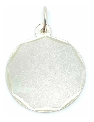 Medalla Plata 925 Cadena 45 Cm Grabado Envio Kendra Joyas