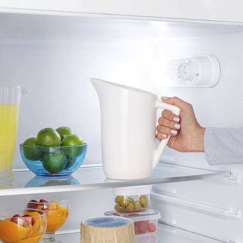 Heladera Drean HDR400F11 negra con freezer 396L 220V