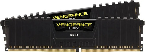 Memoria Ram Vengeance Lpx Gamer Color Black 32gb X2 Corsair 