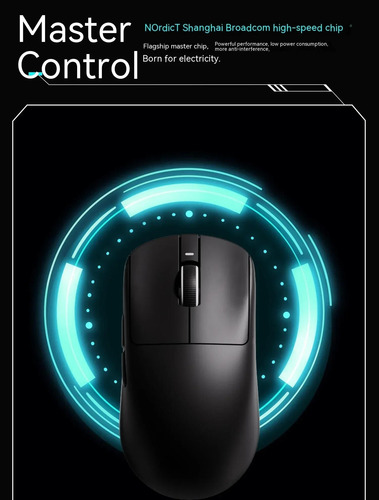 Ratón Inalámbrico Para Juegos Recargable Tipo C De 4khz