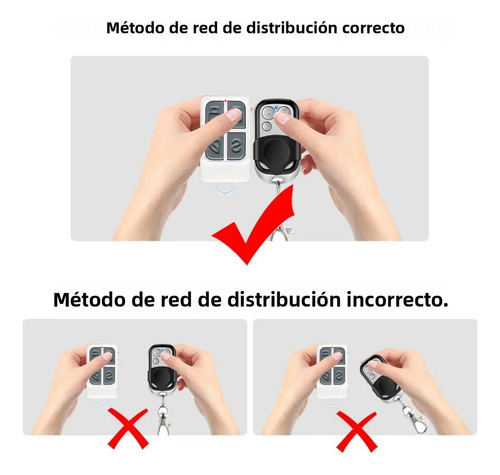 Control Remoto 433mhz 4b P/garaje: 3 Pzs Códigos Variables